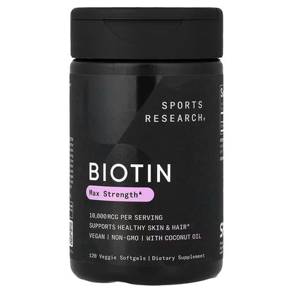 BIOTINA 10.000MCG CON ACEITE DE COCO